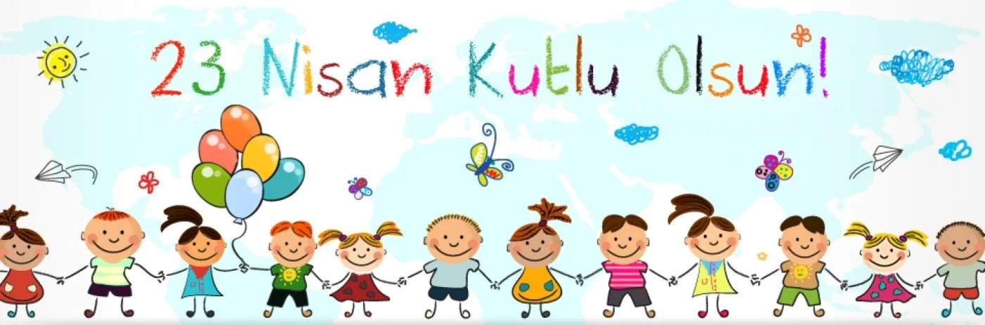 23 Nisan Ulusal Egemenlik ve Çocuk Bayramı kutlu olsun görseli