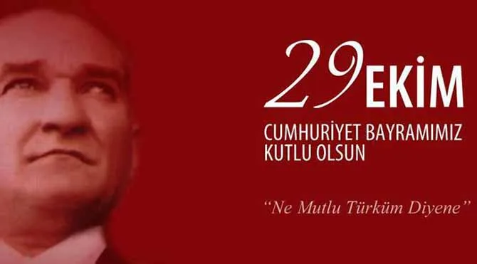 29 Ekim Cumhuriyet Bayramı kutlu olsun görseli