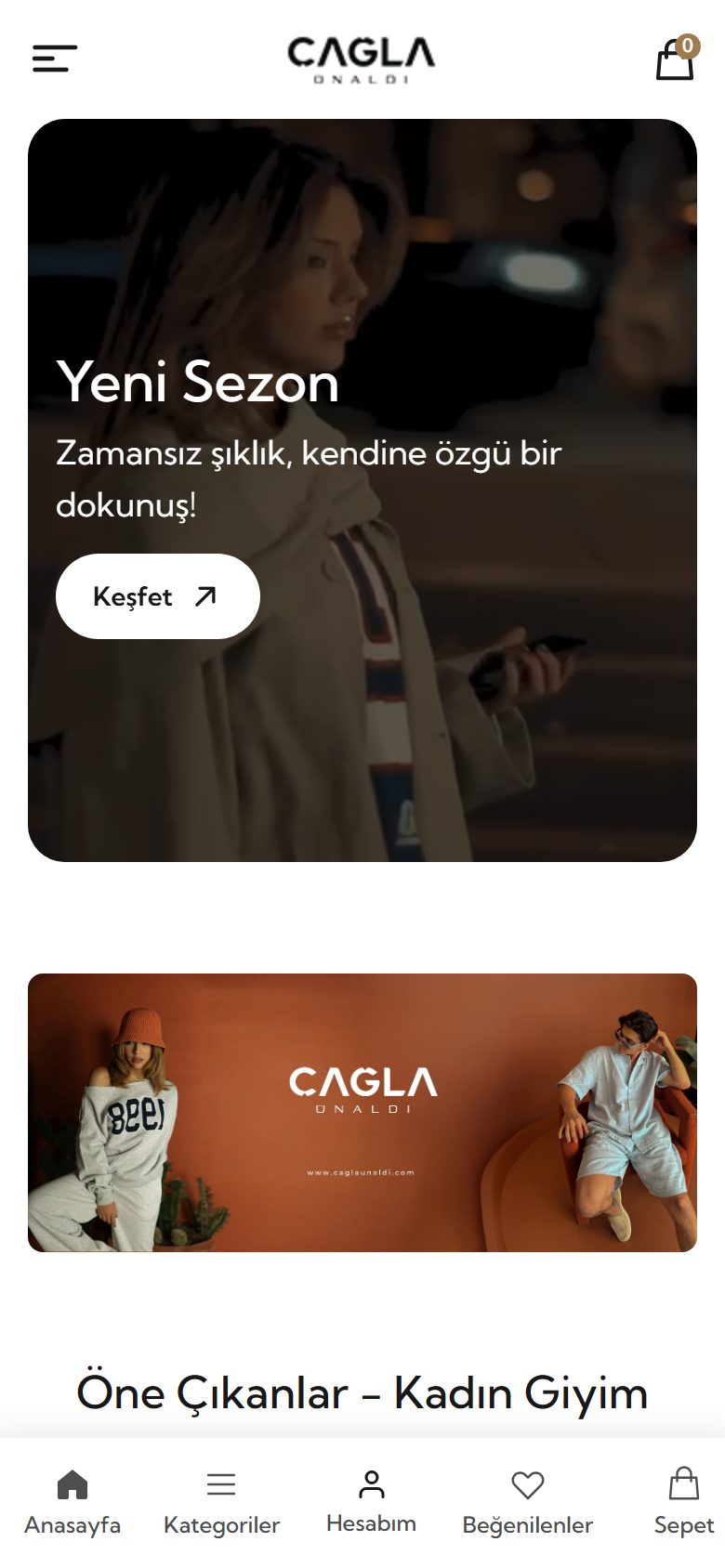 Çağla Ünaldı mobil ekran görüntüsü