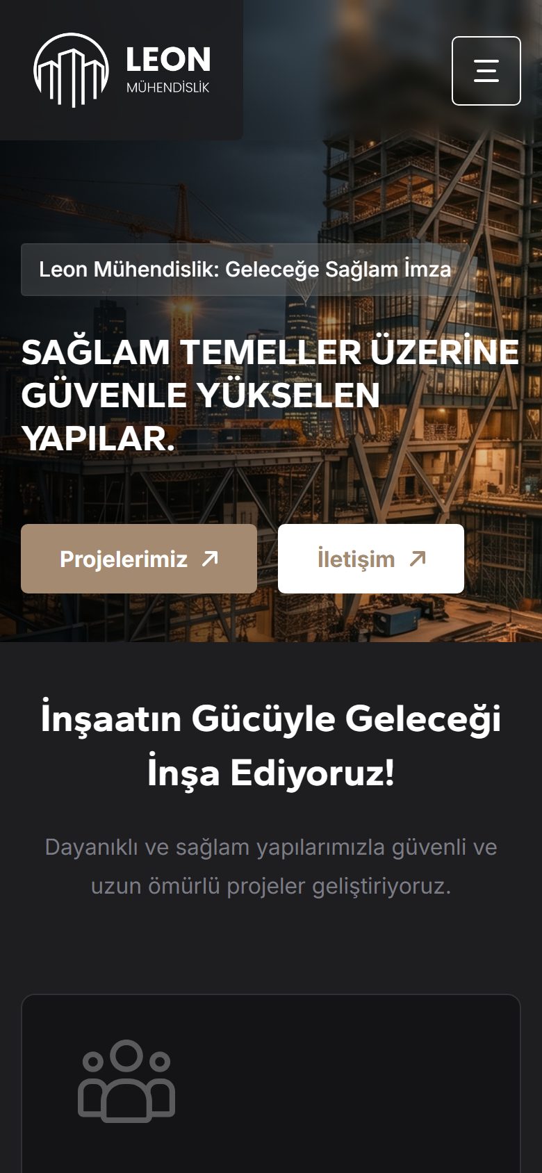 Leon Mühendislik mobil ekran görüntüsü